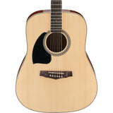 Guitare acoustique Ibanez série PF pour gaucher, naturelle