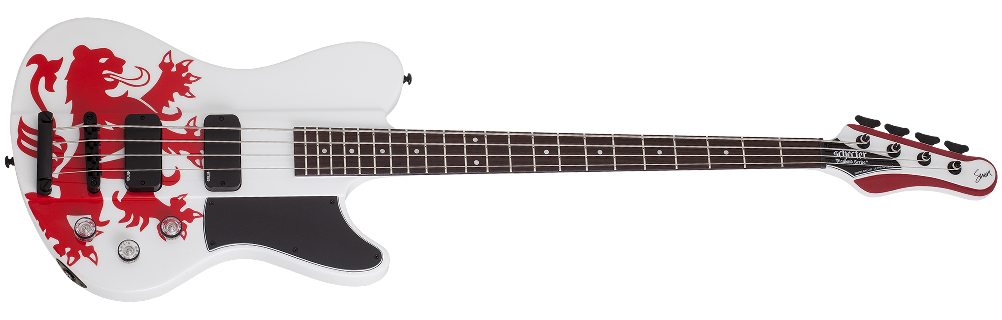 Schecter Basse Simon Gallup Ultra Spitfire