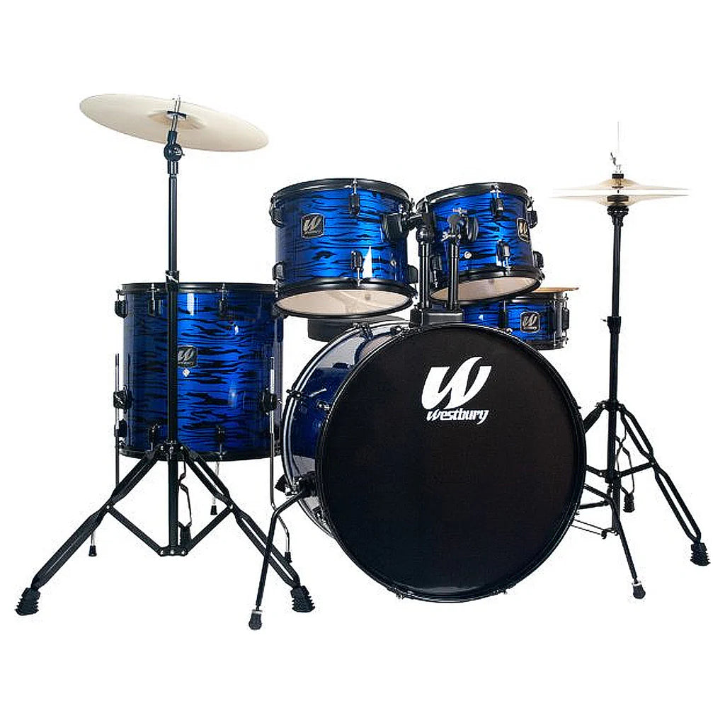 Batterie de scène 5 pièces Westbury série 400, coloris Blue Oyster W475TCBLO