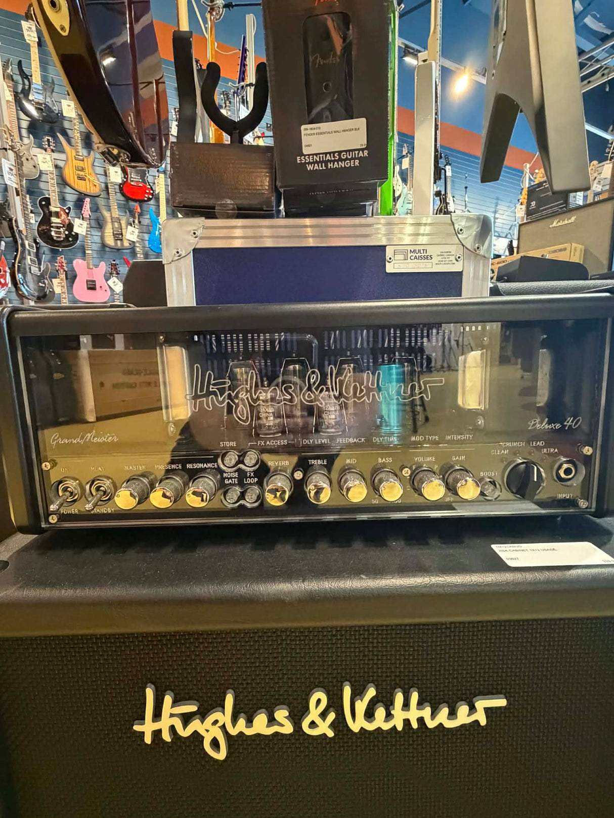 Tête d'ampli 4 canaux Hughes & Kettner d'occasion - GrandMeister Deluxe 40 - 40 watts