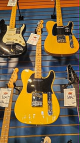 Fender d'occasion - Telecaster Player II modifiée, touche érable - Sunshine Yellow 0147452360