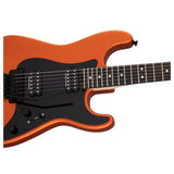 Charvel Pro Mod SC1 Electric Guitar HH Floyd Rose Ebony in Satin Orange Blaze