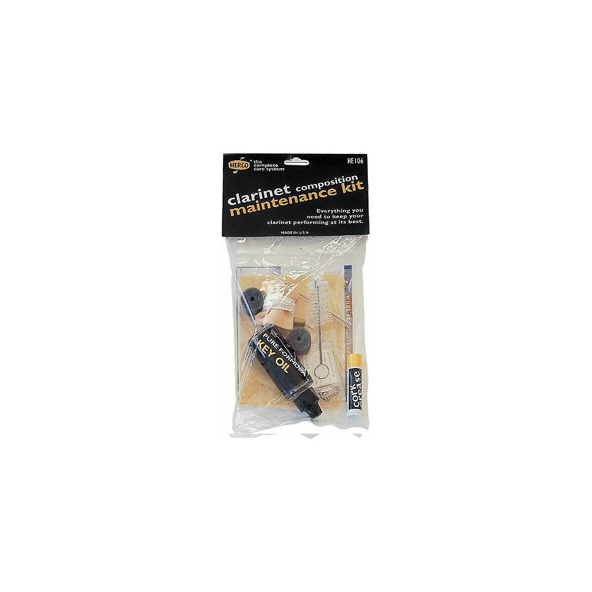 HERCO - HE106 - Kit d'entretien pour clarinette