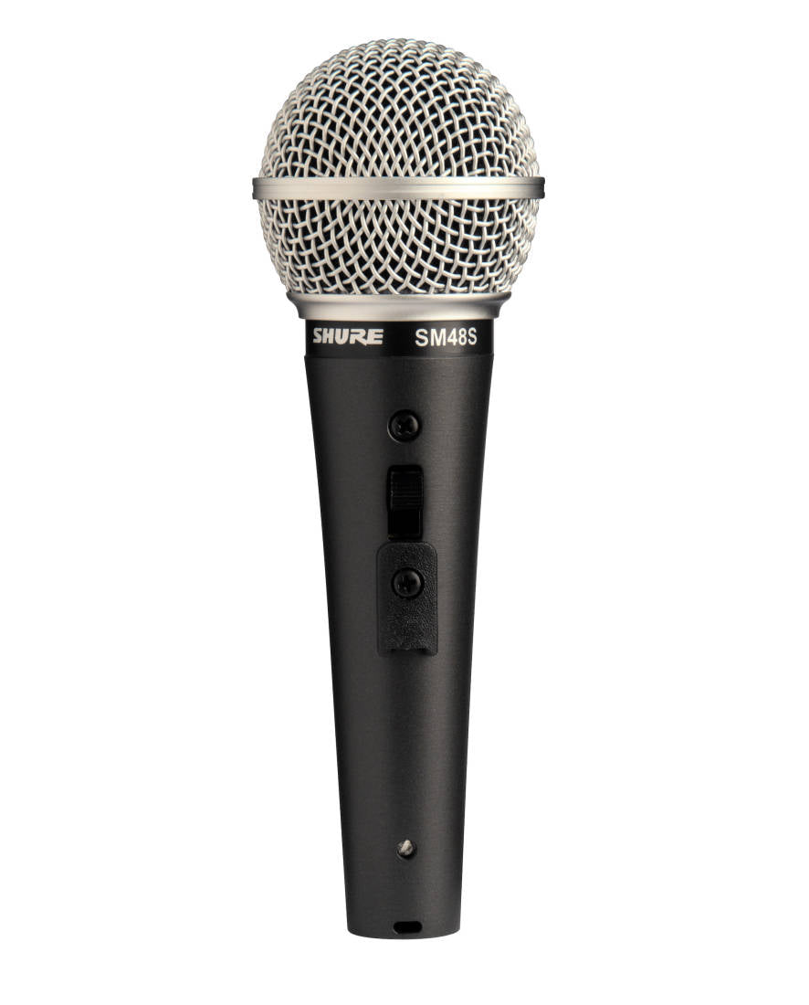 Shure - SM48S-LC Microphone cardioïde dynamique avec interrupteur marche/arrêt verrouillable