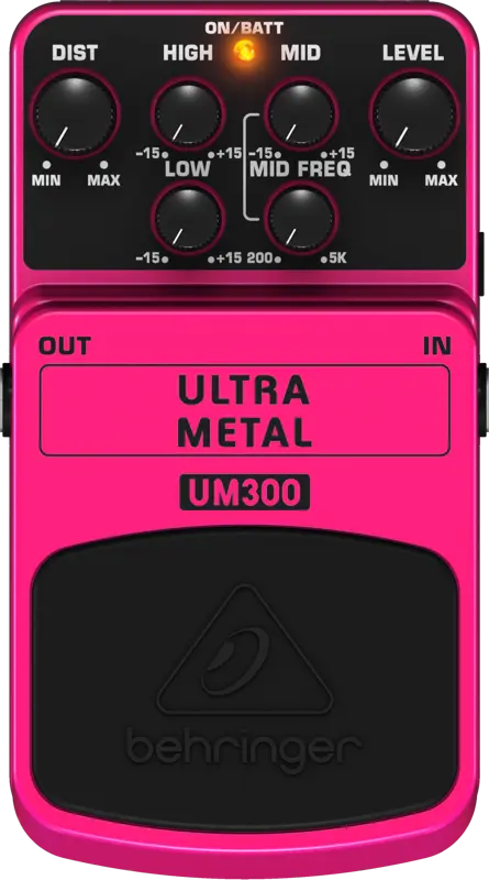 Pre-owned Behringer Ultra Metal Distortion Effects Pedal