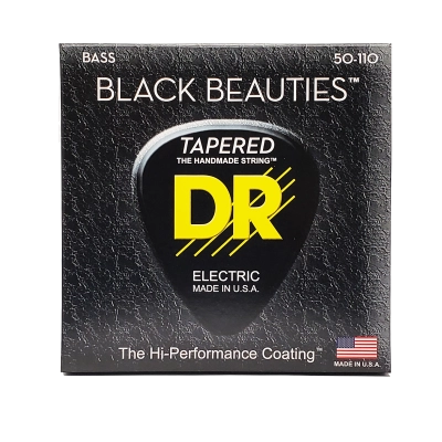 Cordes DR - Cordes pour basse Black Beauty - Heavy, Taper - 50-110