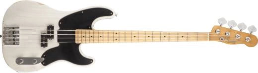Fender - Mike Dirnt Road Worn Precision Bass - Touche en érable, blond blanc