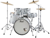 Pearl - Roadshow 5-Piece Drum Kit (22,10,12,16,SD) with Hardware and Cymbals - Pure White