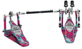 Tama - Pédalier double Iron Cobra Power Glide Édition Limitée 50e Anniversaire - Motif Corail Marbré