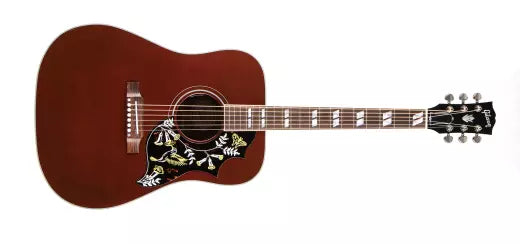 Gibson - Guitare acoustique/électrique standard Hummingbird avec étui rigide - Rouge vin