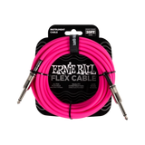 Ernie Ball - Flex Instrument Cable Straight/Straight 20 ft - Pink