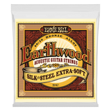 Cordes acoustiques Ernie Ball Earthwood Silk &amp; Steel Extra Soft 80/20 Bronze 10-50