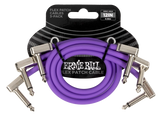 Ernie Ball - 12 Flex Patch Cable - Purple (3-Pack)