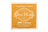 Dean Markley - Corde acoustique simple filée en bronze .050