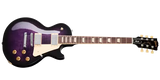 Gibson - Les Paul Studio Figured Electric Guitar with Case - Dark Purple Burst