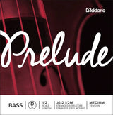DAddario Orchestral - J612 1/2M - Prelude Bass Single D String, 1/2 Scale, Medium Tension