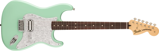 Fender - Guitare électrique Stratocaster Tom Delonge édition limitée, touche palissandre - Surf Green