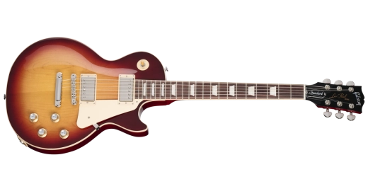 Gibson - Les Paul Standard 60s Plain Top Electric Guitar with Hardshell Case - Bourbon Burst