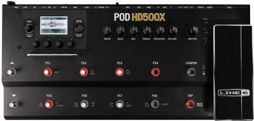 Processeur multi-effets pour guitare Line 6 - HD500X