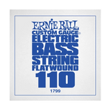 Corde simple pour basse électrique Ernie Ball .110 Flatwound