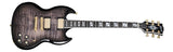 Gibson - Guitare électrique SG Supreme avec étui rigide - Ébène translucide