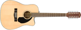Fender - CD-60SCE Dreadnought 12-String Acoustic-Electric Guitar - Natural