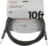 Fender - Professional Series Instrument Cable, Straight/Straight,10, Black