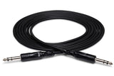 Hosa - Single Cable, Stereo 1/4 TRS to Same, Phono, 15 Foot