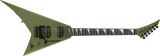 Jackson Guitars - Guitare électrique Rhoads RR24 de la série américaine - Gris anthracite mat