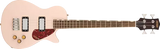 Gretsch Guitars - Streamliner Jet Club Bass Single-Cut, touche en laurier - Rose coquillage