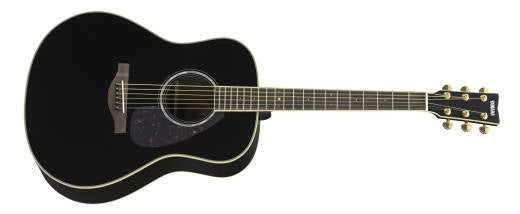 Yamaha - Guitare acoustique/électrique Jumbo LL6 ARE Original - Noir