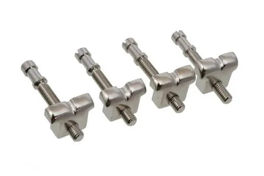 All Parts - Bass Bridge Saddle Set for Gibson Bass Tunematic - Nickel