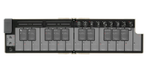 Korg - nanoKey Clavier MIDI pliable de poche - Beige