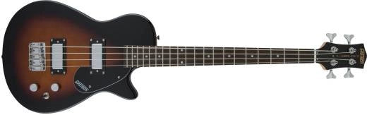 Guitares Gretsch - G2220 Electromatic Junior Jet Bass II, diapason court, touche en noyer noir - Tobacco Sunburst