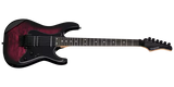 Kramer - Guitare électrique Volante Quilt HSFR avec housse - Magenta Burst