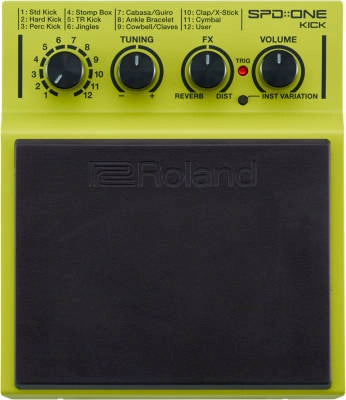 Roland - SPD::ONE KICK - 22 Sound Percussion Pad