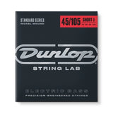 Dunlop - Cordes pour basse à diapason court, filées nickel, série Standard - 45-105