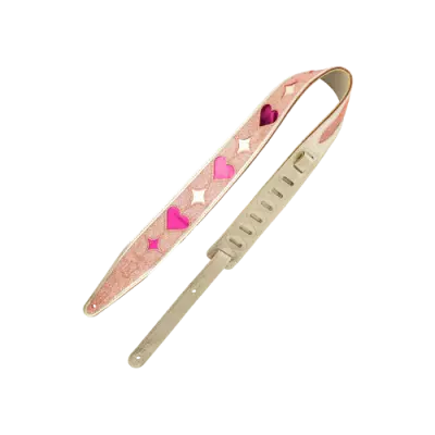 Levys - Levy x Jodi Head Leather Guitar Strap - Country Queen