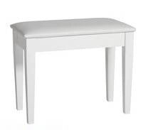 Banc de piano blanc Korg