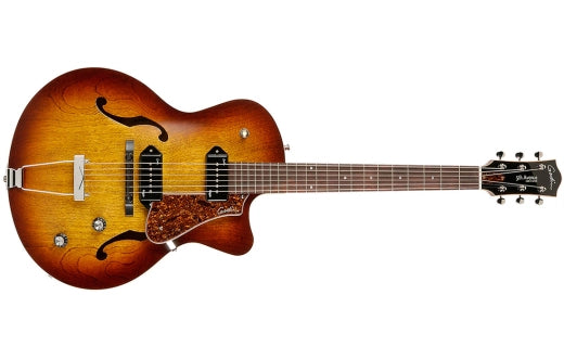 Guitares Godin - Guitare Hollowbody 5th Avenue CW Kingpin II P90 - Cognac Burst
