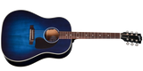 Gibson - J-45 Standard Acoustic/Electric Guitar with Hardshell Case - Blueberry Burst