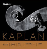 DAddario Orchestral - K610 3/4L - Kaplan Bass String Set, 3/4 Scale, Light Tension