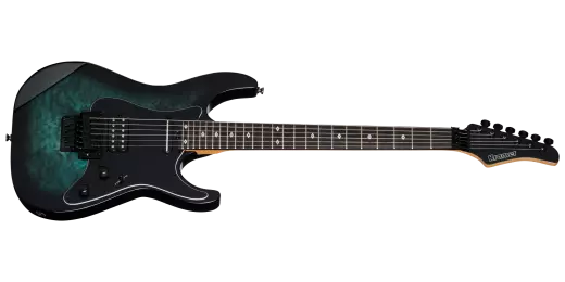 Kramer - Volante Quilt HSFR Electric Guitar with Gigbag - Aqua Burst