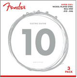 Fender - Cordes Super 250R NPS à boule - 10-046, lot de 3