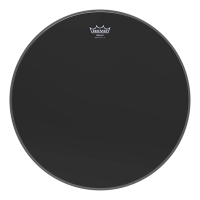 Remo - Peau de banjo ébène, col moyen - 11