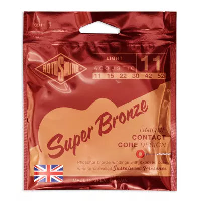 Rotosound - Super Bronze Acoustic Strings 11-52