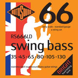 Rotosound - Swing Bass 66 Cordes de basse 6 cordes en acier inoxydable 35-130