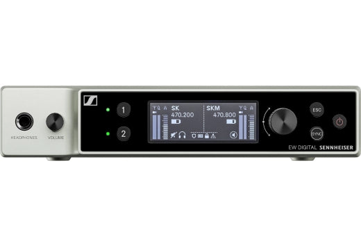Sennheiser - EW-DX EM 2 Evolution Wireless Digital 2 Channel Rack Receiver