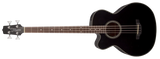 Takamine - Guitare basse électro-acoustique série G avec pan coupé vénitien - Noir, pour gaucher