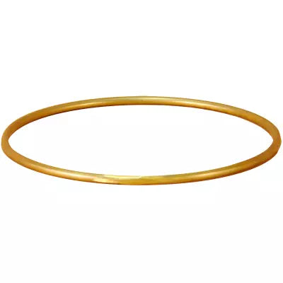 Bague dorée en laiton laminé (8 tiges).